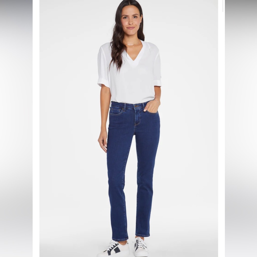 Not Your Daughter's Jeans Women's Sheri Slim Skinny Jeans Denim Blue Size 16W
